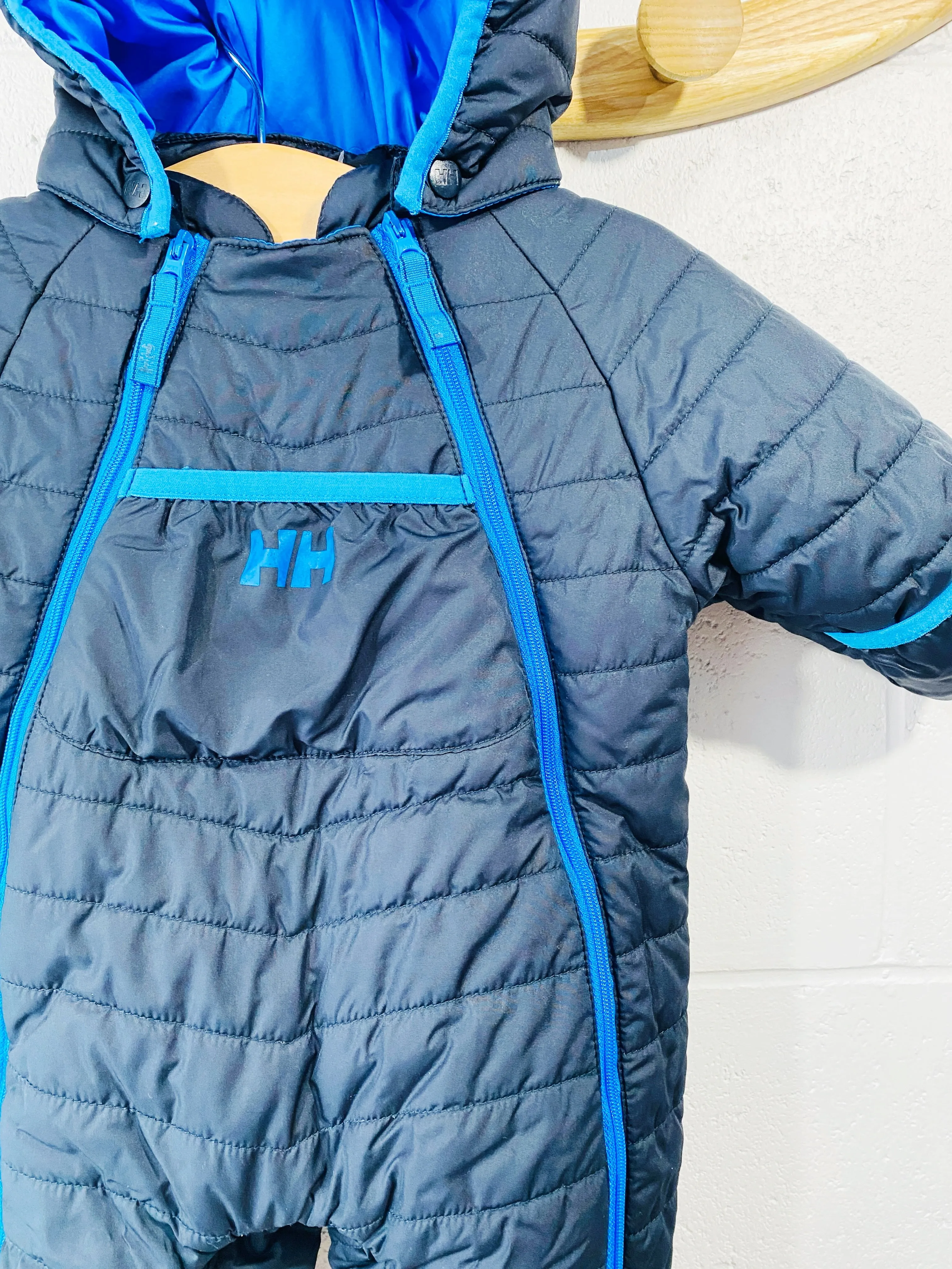 Helly Hansen Black   Blue Bunting Suit, 3 months (62)