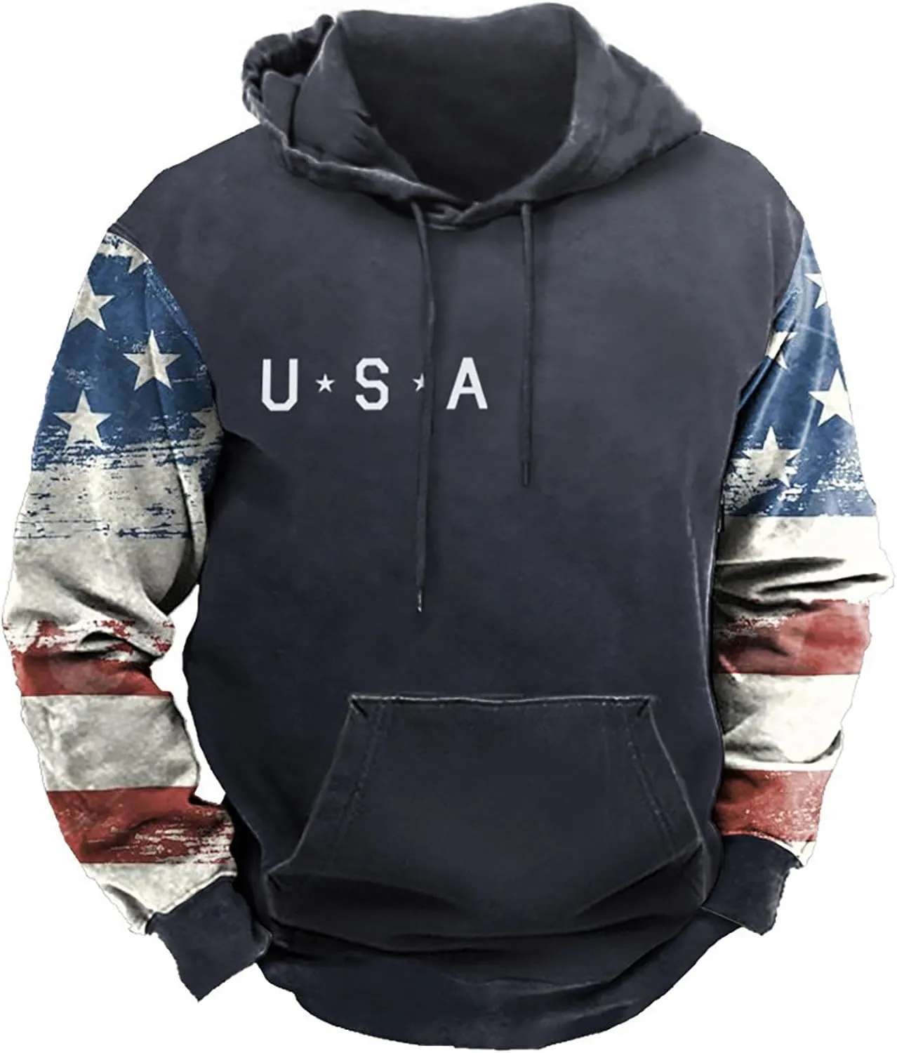 Hoodies for Men Pullover Casual Thick Gym Long Sleeve Coat Comfy Pullover Sweater Men Winter Shirts with Pockets