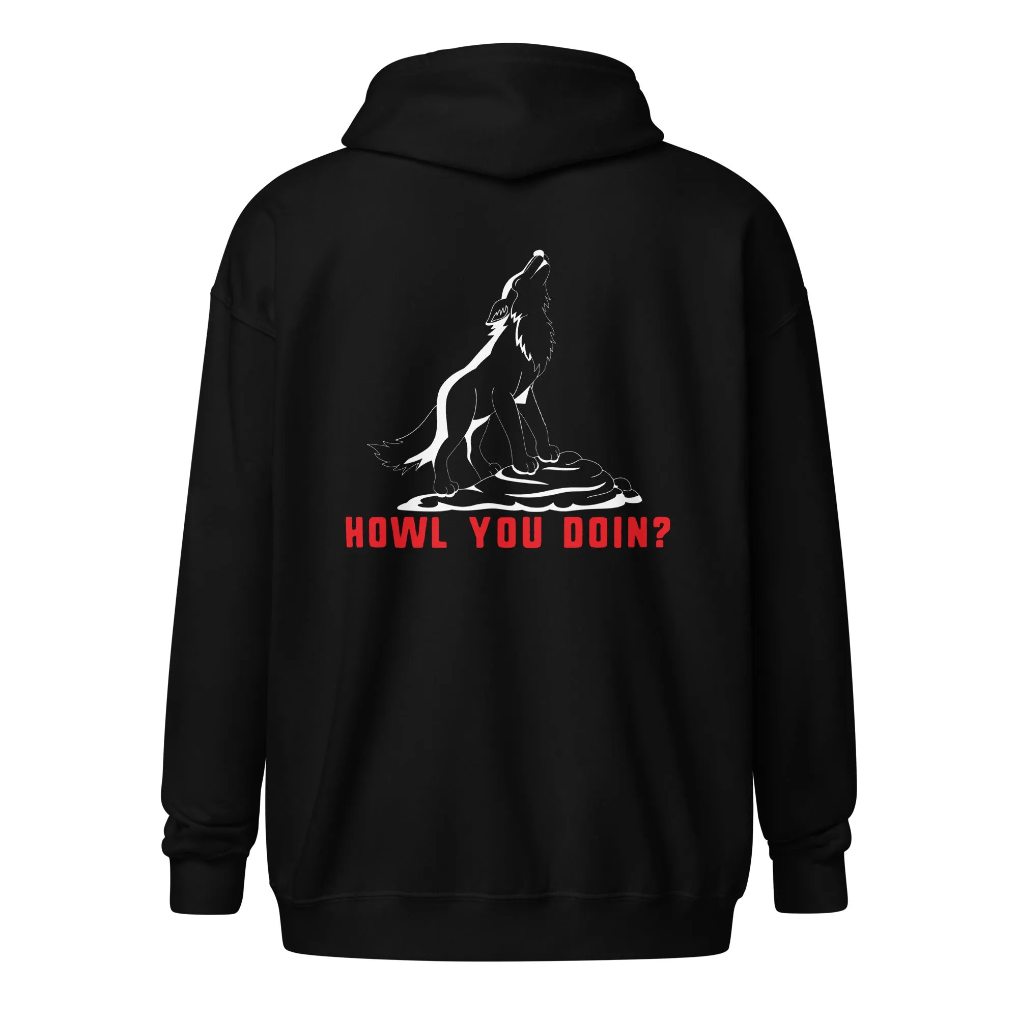 Howl you doin? Unisex Zip Hoodie