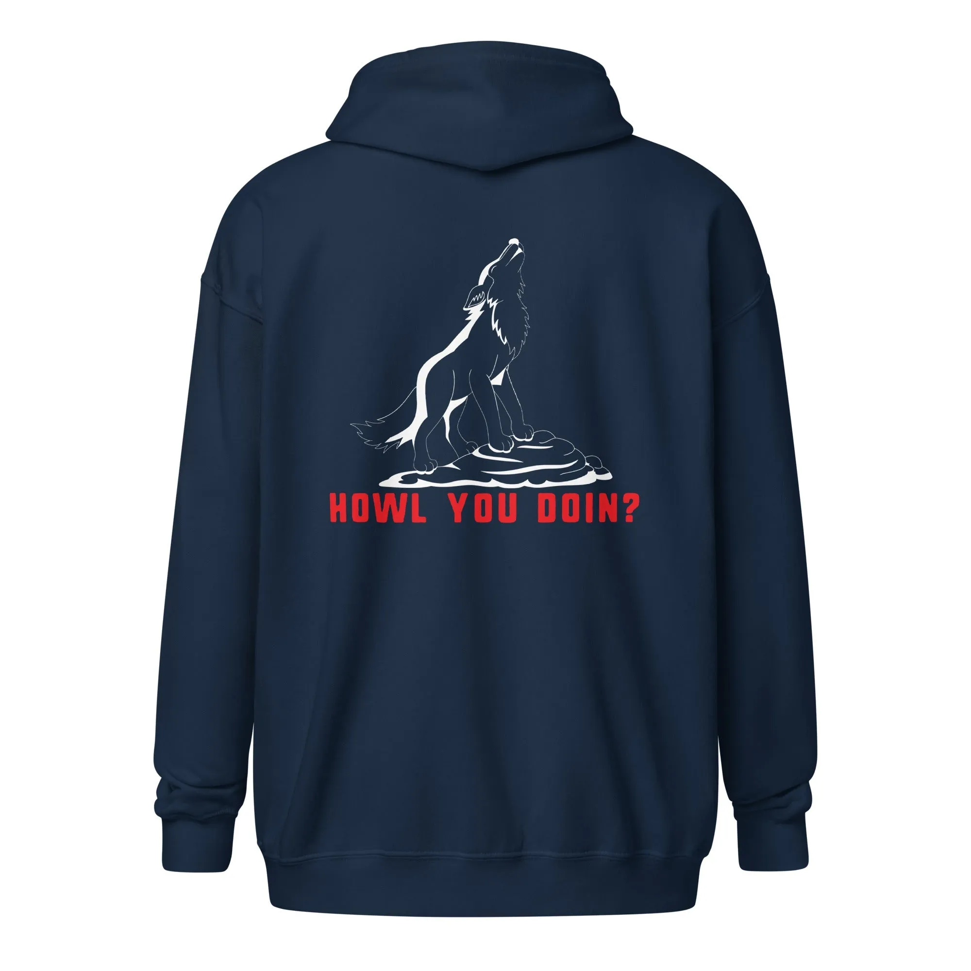 Howl you doin? Unisex Zip Hoodie