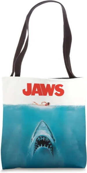 Jaws 50th Anniversary Poster Classic Front & Back Tote Bag