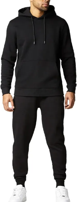 JIHUILAI Track Suits For Men 2 Piece Hoodies With Sweatpants Sets Casual Running Jogging Sport Suit Sets S-3XL