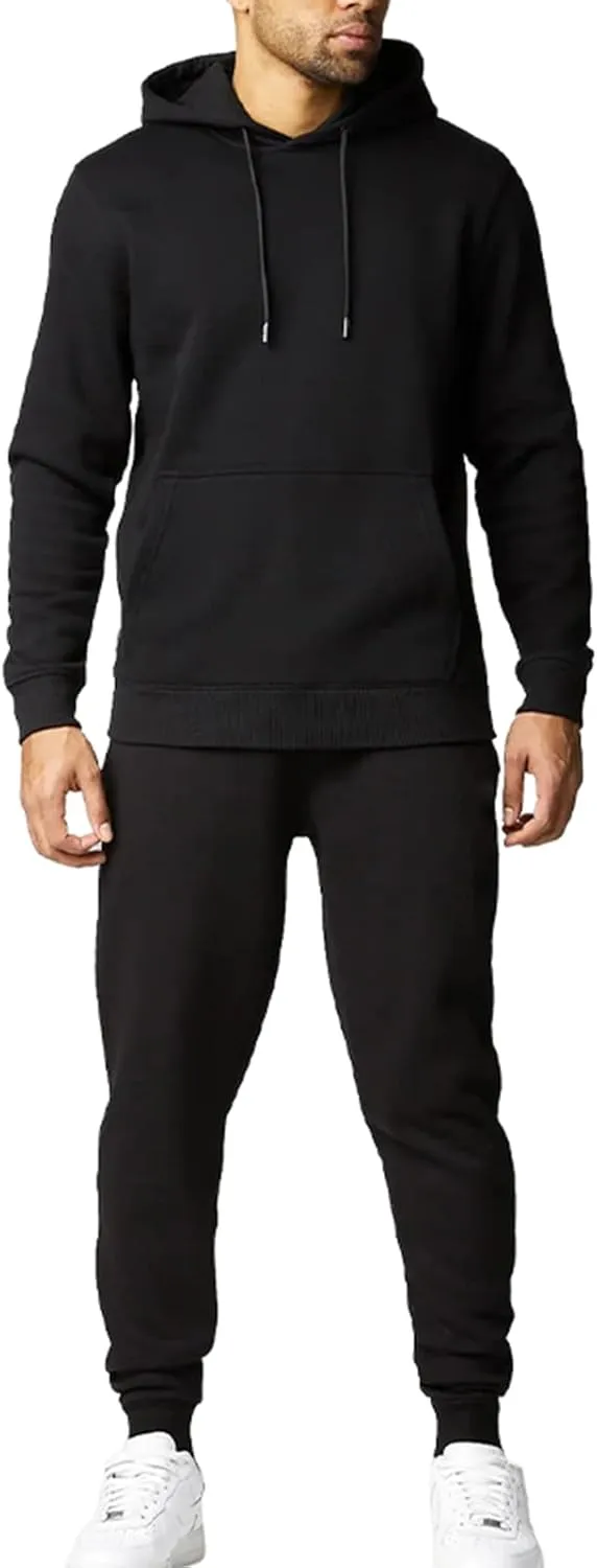 JIHUILAI Track Suits For Men 2 Piece Hoodies With Sweatpants Sets Casual Running Jogging Sport Suit Sets S-3XL