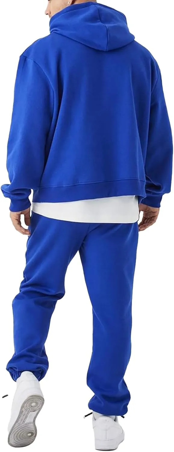 JIHUILAI Track Suits For Men 2 Piece Hoodies With Sweatpants Sets Casual Running Jogging Sport Suit Sets S-3XL