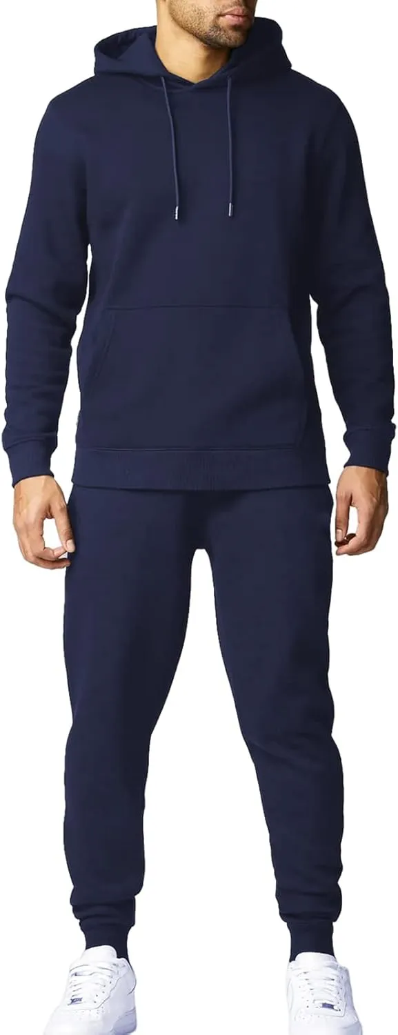 JIHUILAI Track Suits For Men 2 Piece Hoodies With Sweatpants Sets Casual Running Jogging Sport Suit Sets S-3XL