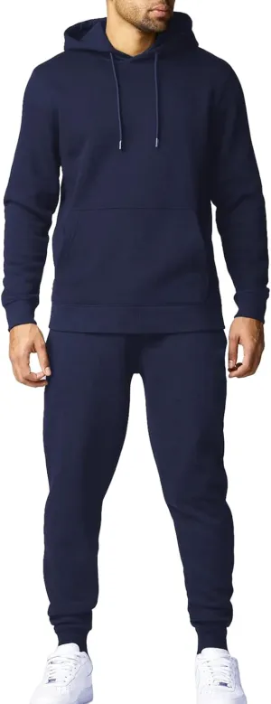 JIHUILAI Track Suits For Men 2 Piece Hoodies With Sweatpants Sets Casual Running Jogging Sport Suit Sets S-3XL