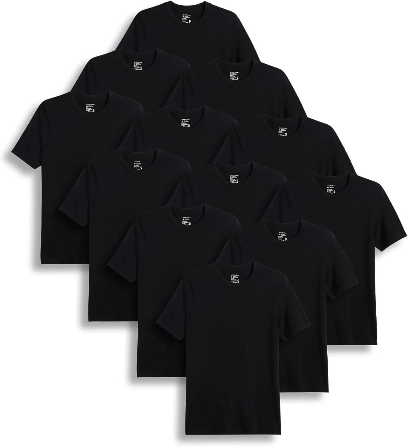 Jockey Men's Undershirt Classic Crew Neck Undershirt - 12 Pack