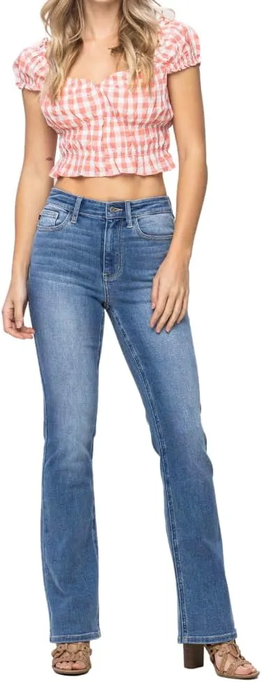 Judy Blue High Waist Classic Contrast Wash Bootcut