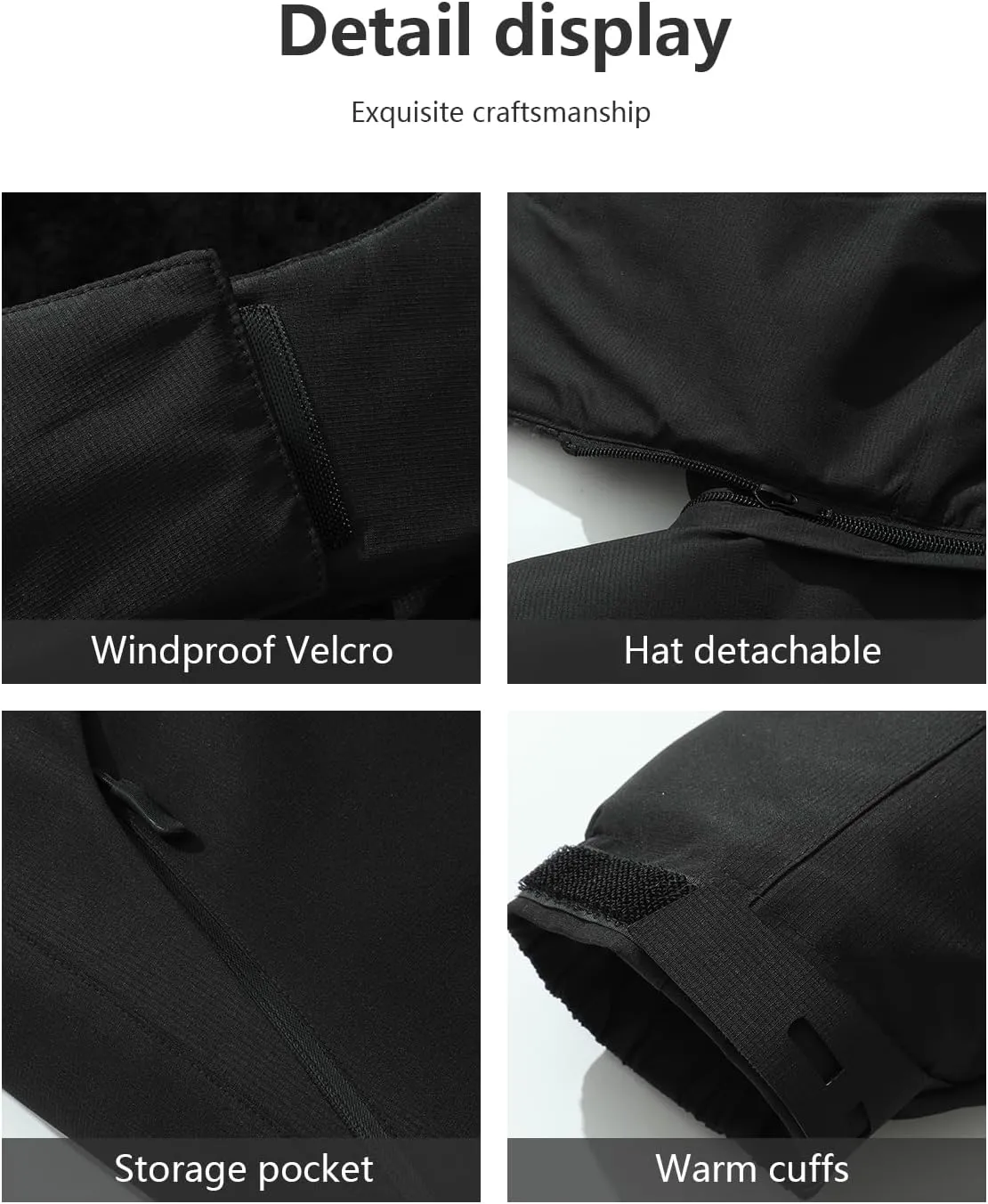 KAIDER Women's Plus Size Waterproof Ski Jacket Winter snow outdoor warm hooded raincoat Mountain Windbreaker Coat