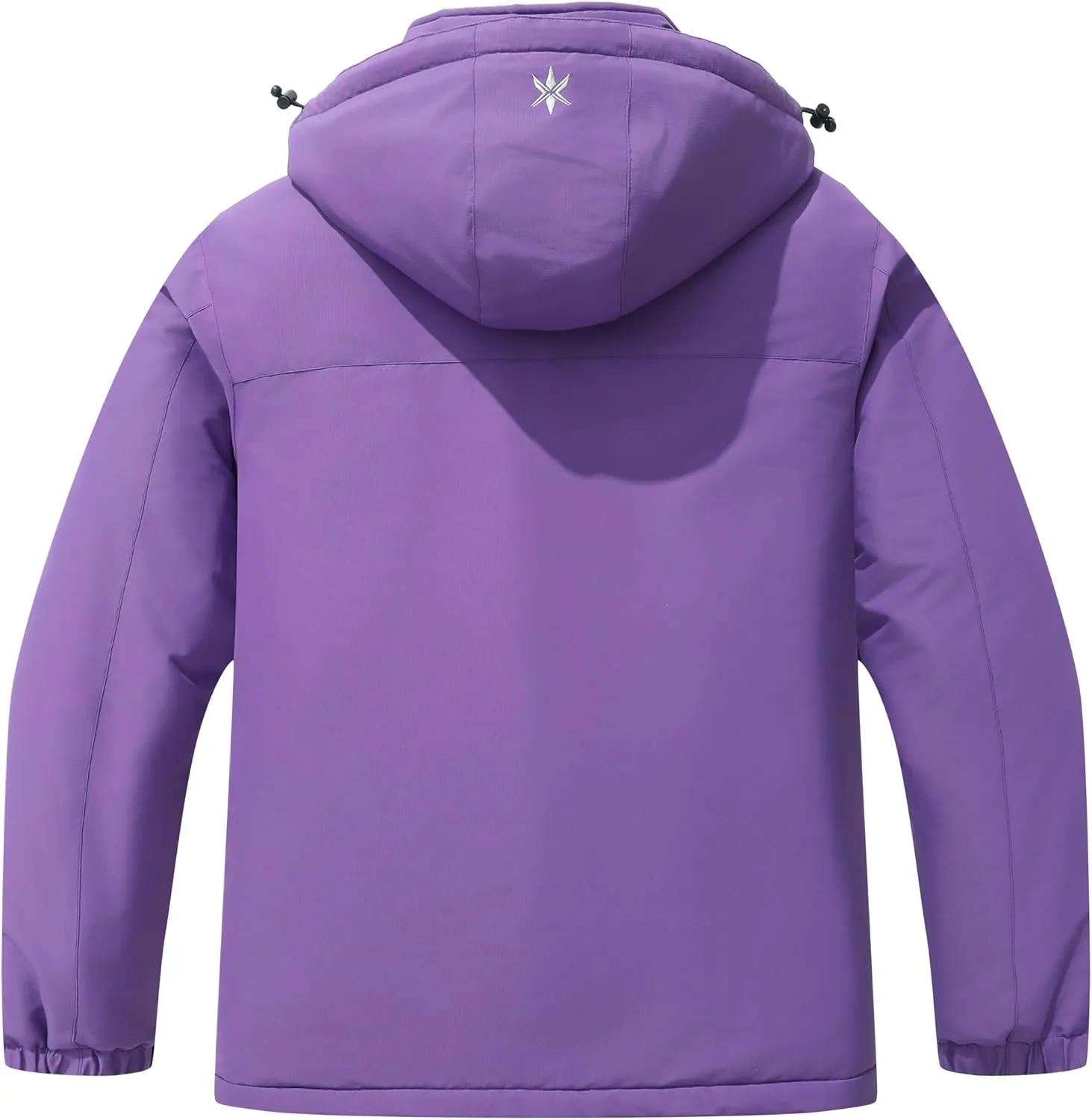 KAIDER Women's Plus Size Waterproof Ski Jacket Winter snow outdoor warm hooded raincoat Mountain Windbreaker Coat