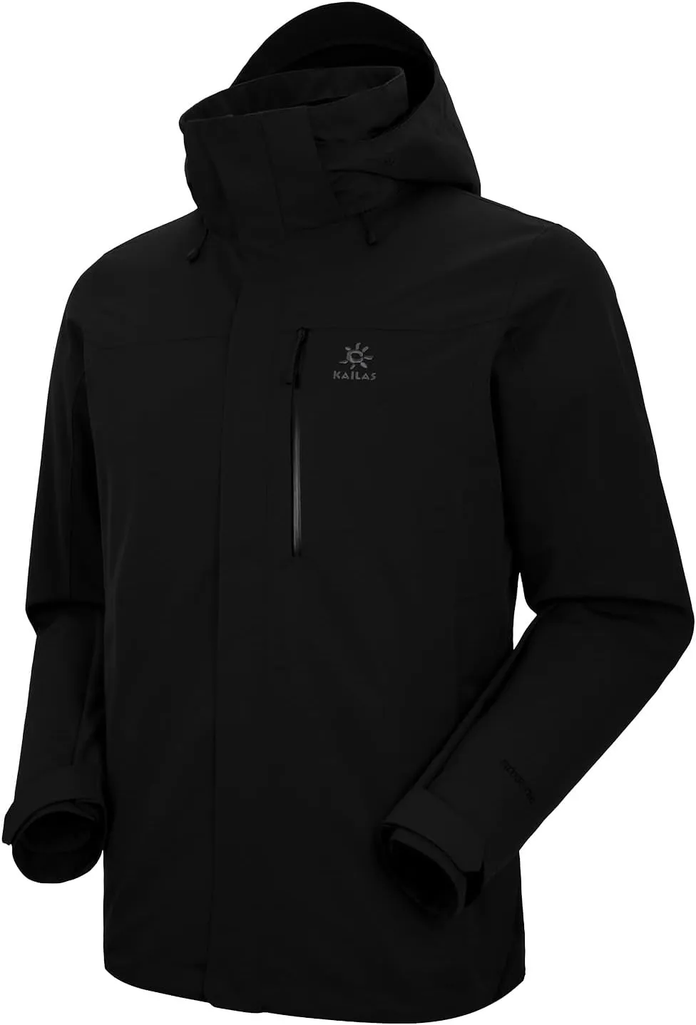 KAILAS Men's Ski Jacket Winter Coat Waterproof 3 in 1 Ski Jacket Windproof Snow Jacket Puffer Coat Down Fleece Lined