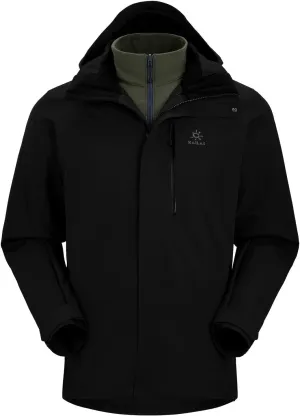 KAILAS Men's Ski Jacket Winter Coat Waterproof 3 in 1 Ski Jacket Windproof Snow Jacket Puffer Coat Down Fleece Lined