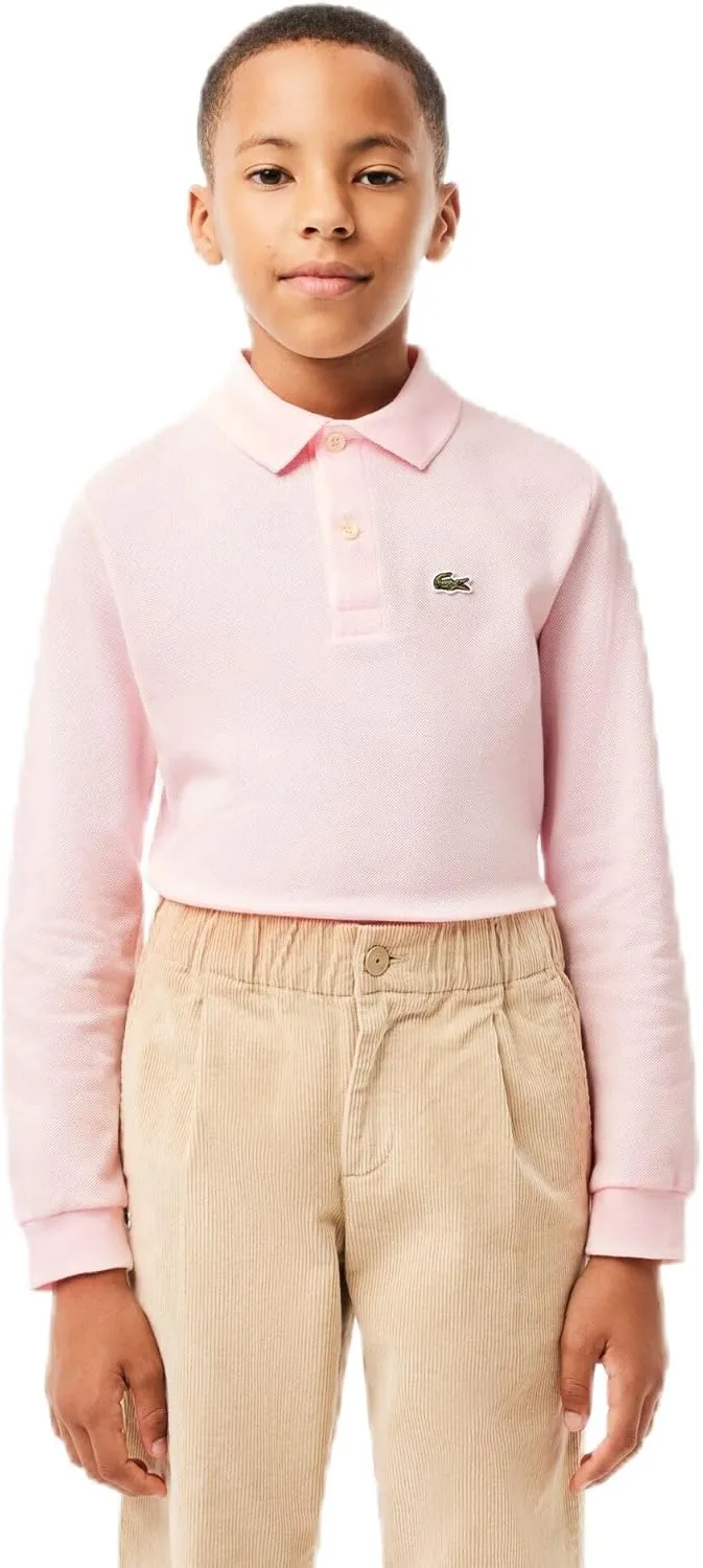 Lacoste Boys' Boy (l1912) Long Sleeve Classic Pique Polo