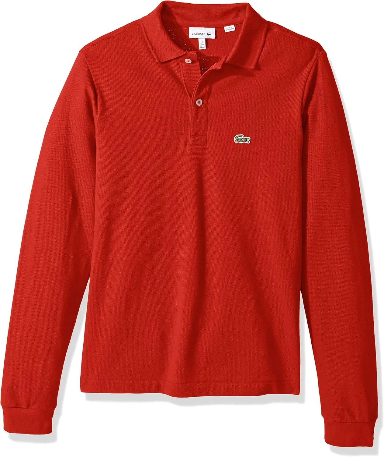 Lacoste Boys' Boy (l1912) Long Sleeve Classic Pique Polo