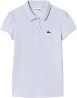 Lacoste Girls' Classic Short Sleeve Piqu Polo Shirt
