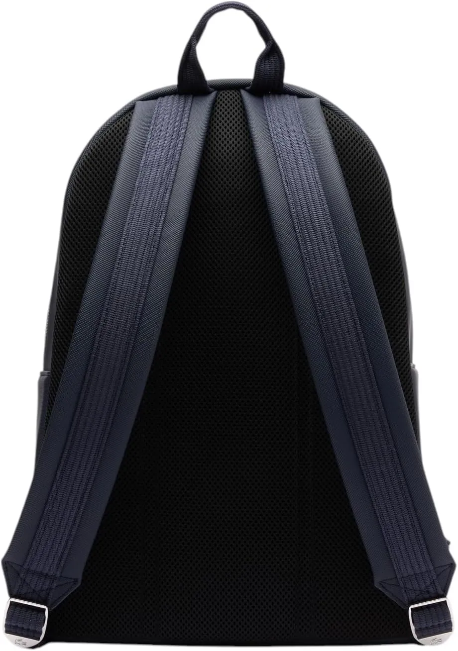Lacoste Men's Classic Laptop Pocket Backpack, Midnight Blue, One Size
