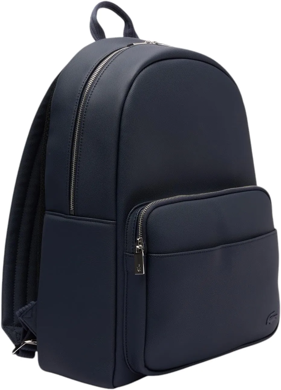 Lacoste Men's Classic Laptop Pocket Backpack, Midnight Blue, One Size