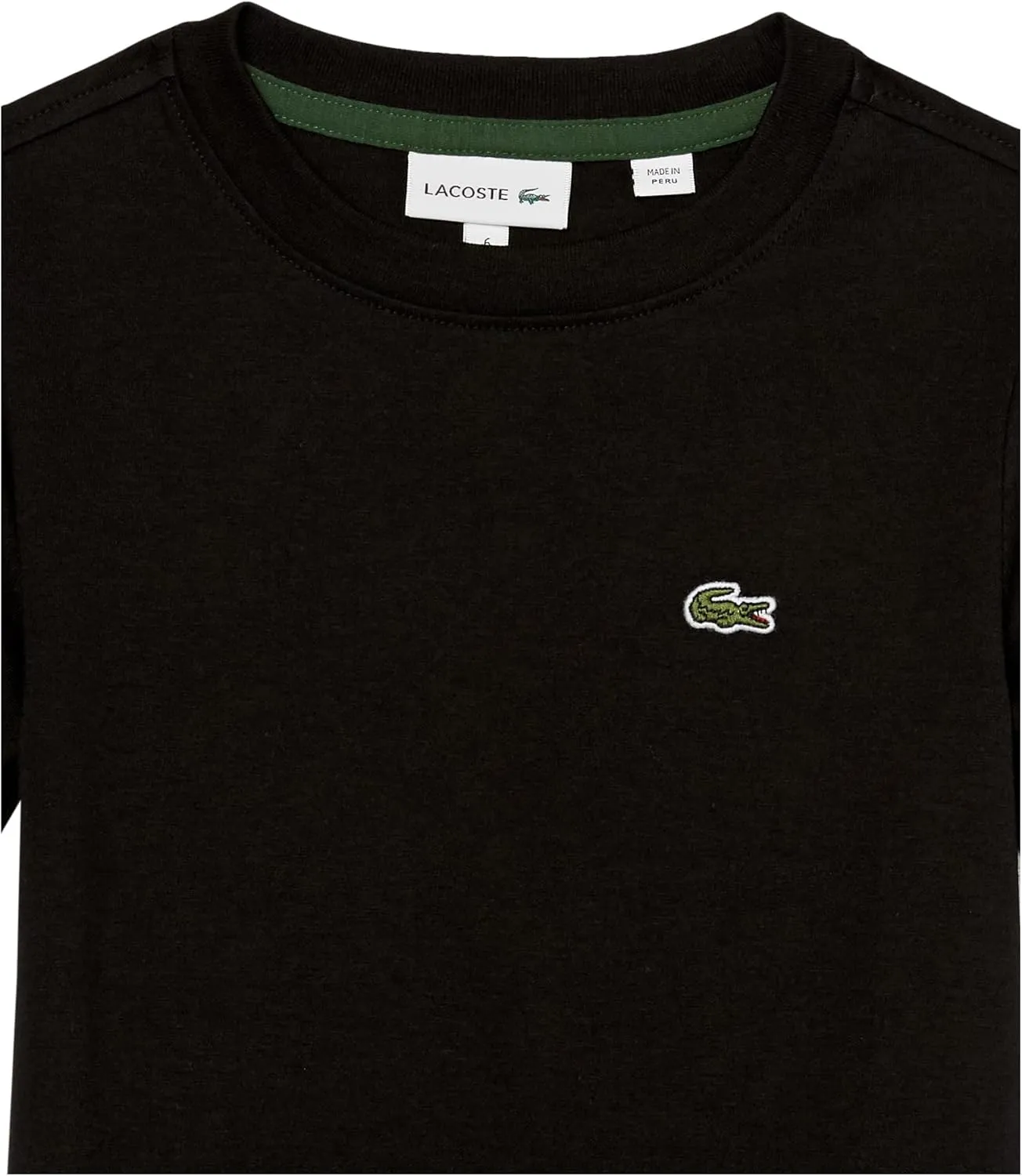 Lacoste Short Sleeve Crew Neck Classic Cotton T-Shirt