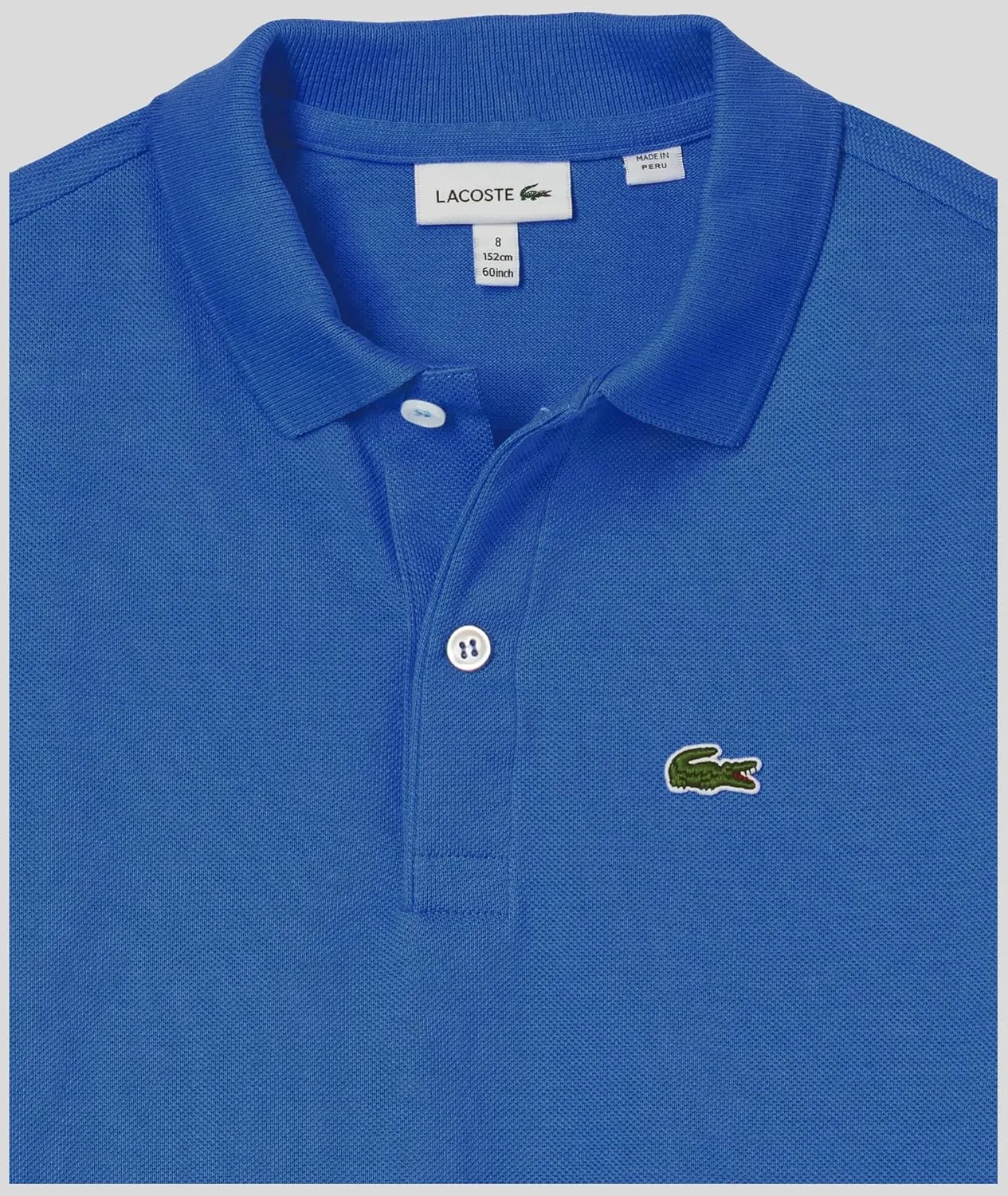 Lacoste Unisex child Kids Short Sleeve Classic Pique Polo
