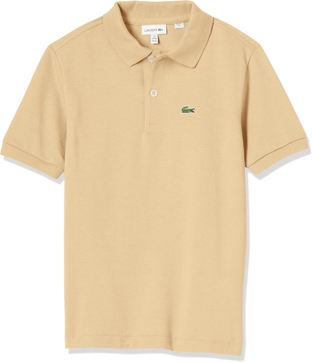 Lacoste Unisex child Kids Short Sleeve Classic Pique Polo