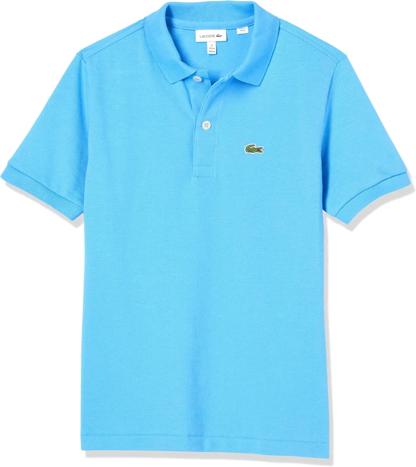 Lacoste Unisex child Kids Short Sleeve Classic Pique Polo