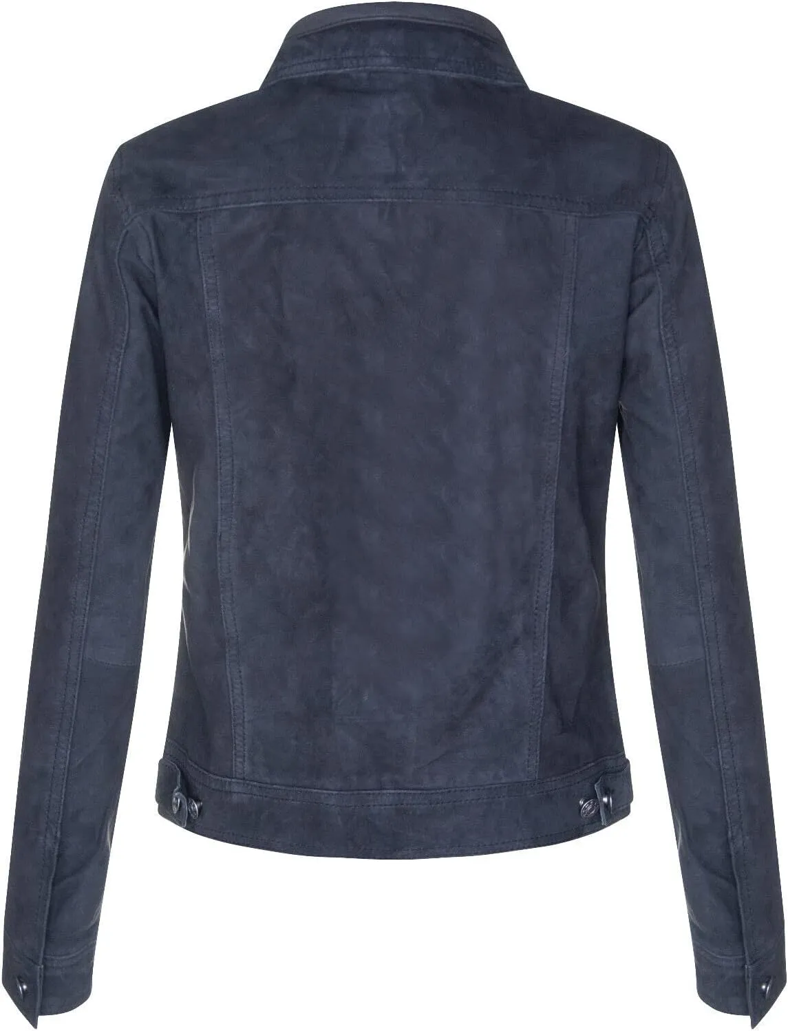 Ladies Suede Trucker Classic Western Leather Denim Jeans Jacket