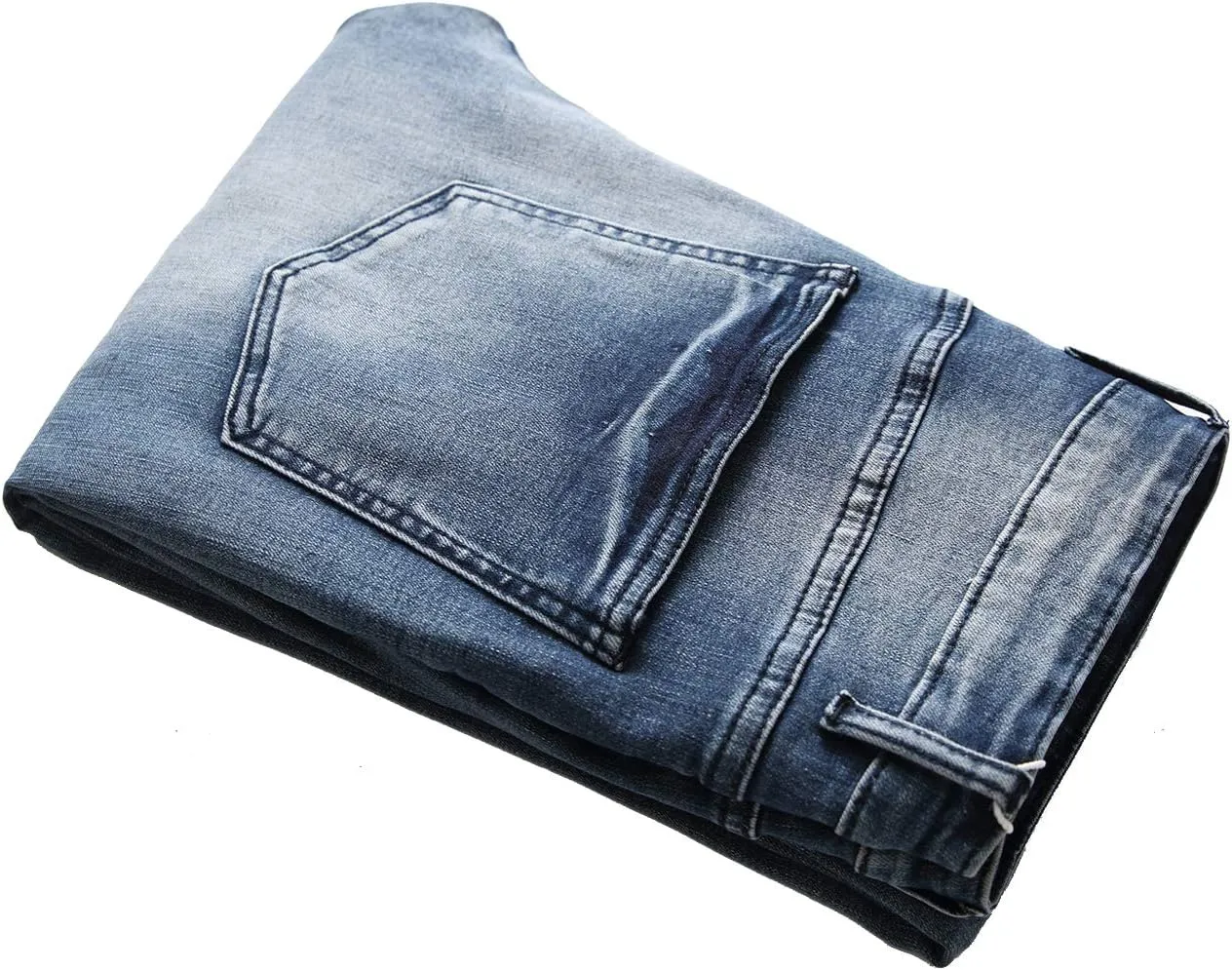 LAMKUKU Men's Ripped Jeans Slim Fit Casual Distressed Denim Pants