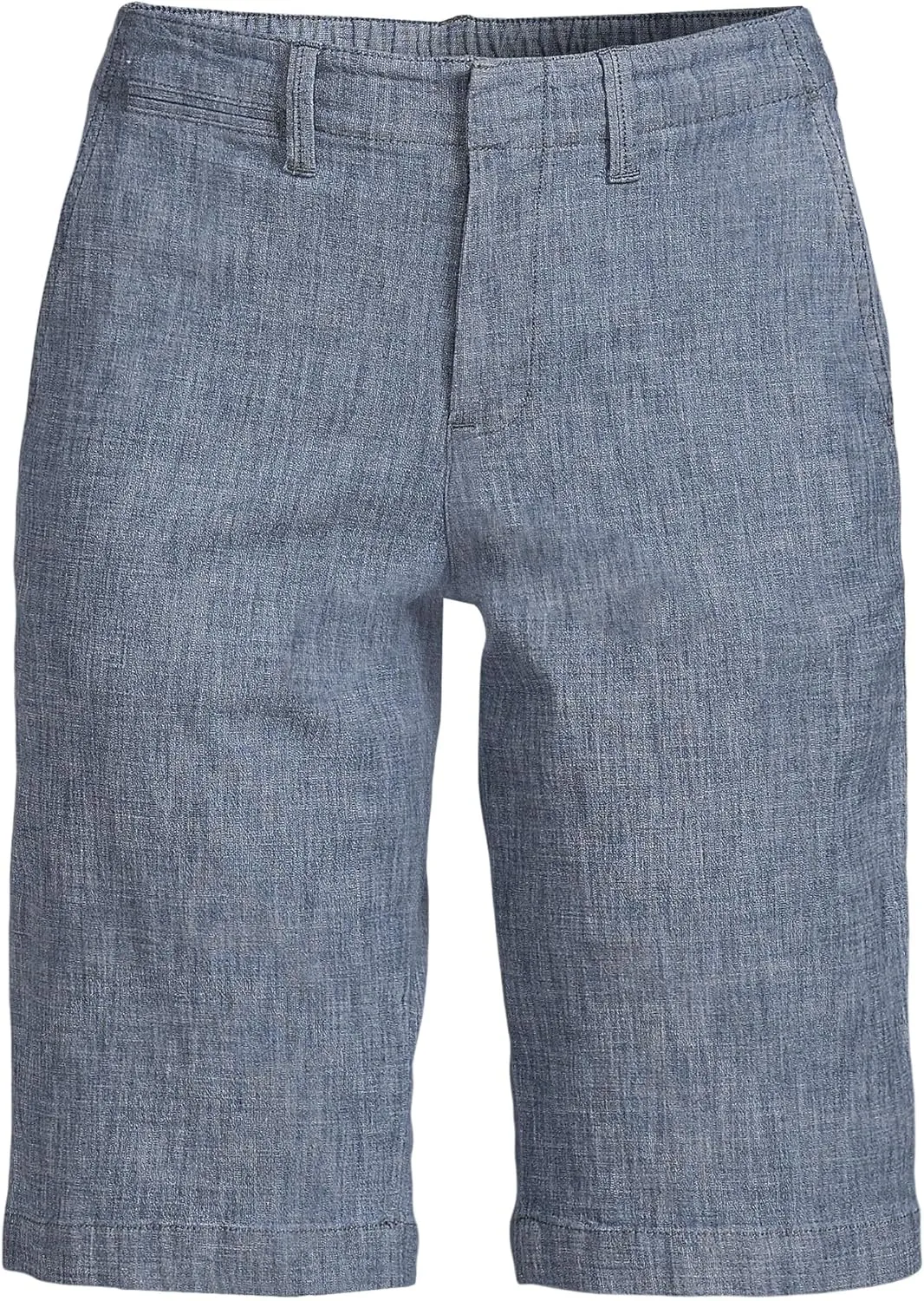 Lands' End Women's Elastic Back Classic 12" Chino Shorts