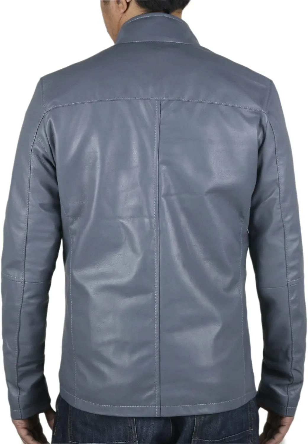 Laverapelle Men's Genuine Lambskin Leather Jacket (Black, Classic Jacket) - 1501135