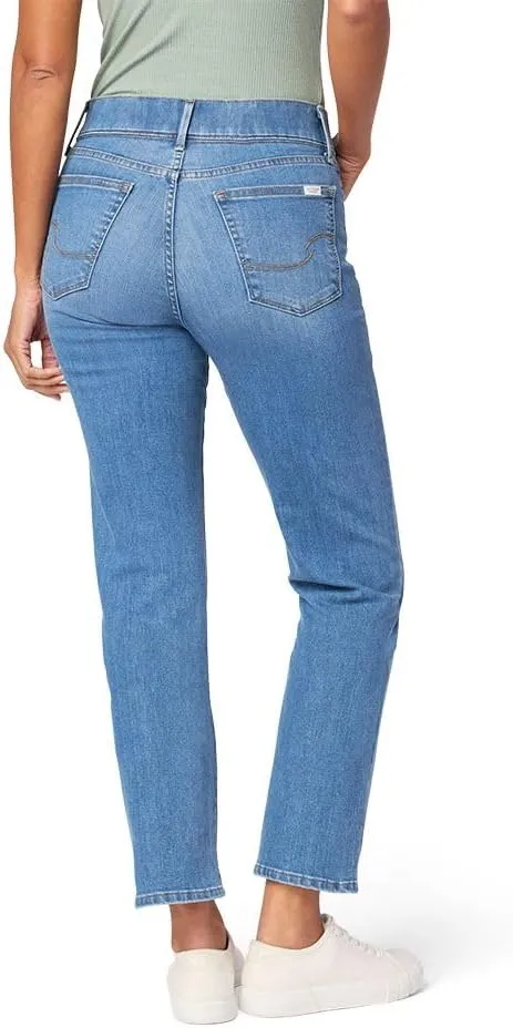 Levi Strauss Signature Gold Womens Totally Shaping Ultimate Pull-on Ankle Straight Jeans (Also Available in Plus)