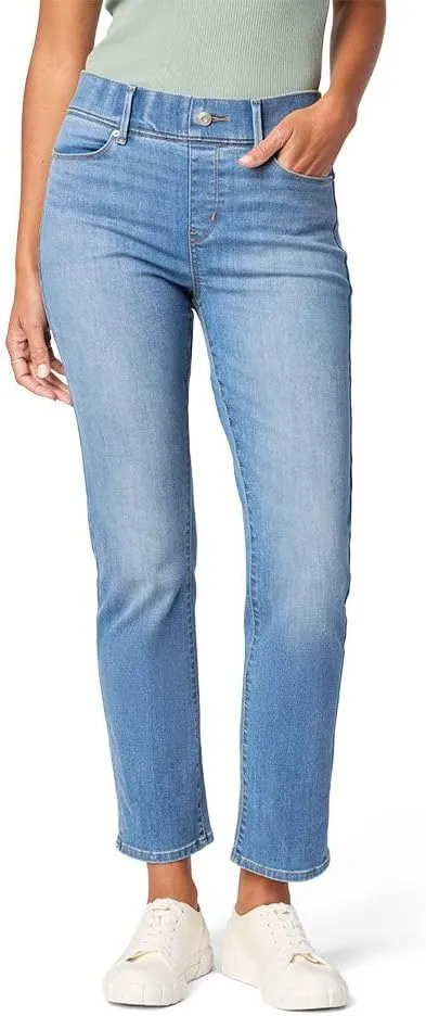 Levi Strauss Signature Gold Womens Totally Shaping Ultimate Pull-on Ankle Straight Jeans (Also Available in Plus)