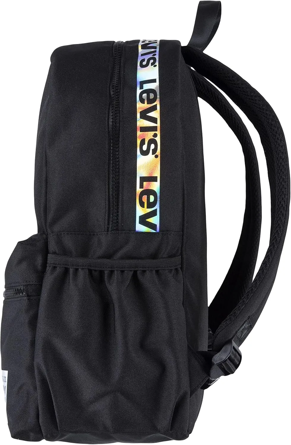 Levi's Unisex-Adults Classic Logo Backpack, Black Iridescent, One Size