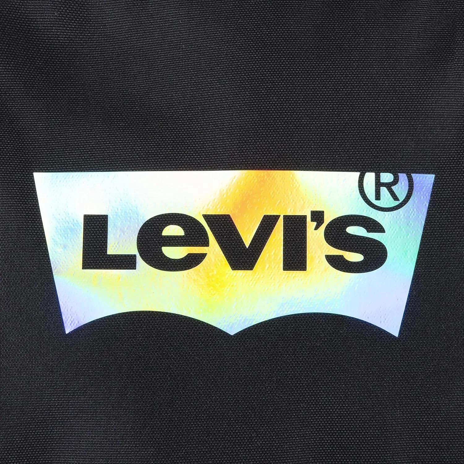 Levi's Unisex-Adults Classic Logo Backpack, Black Iridescent, One Size