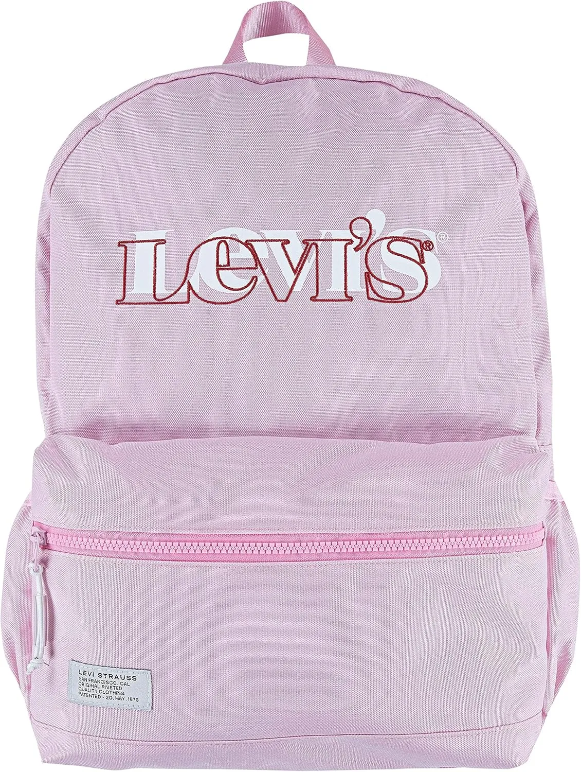 Levi's Unisex-Adults Classic Logo Backpack, Pink, One Size