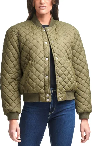 Levi's Women's Diamond Quilted Bomber Jacket (Regular & Plus Size)