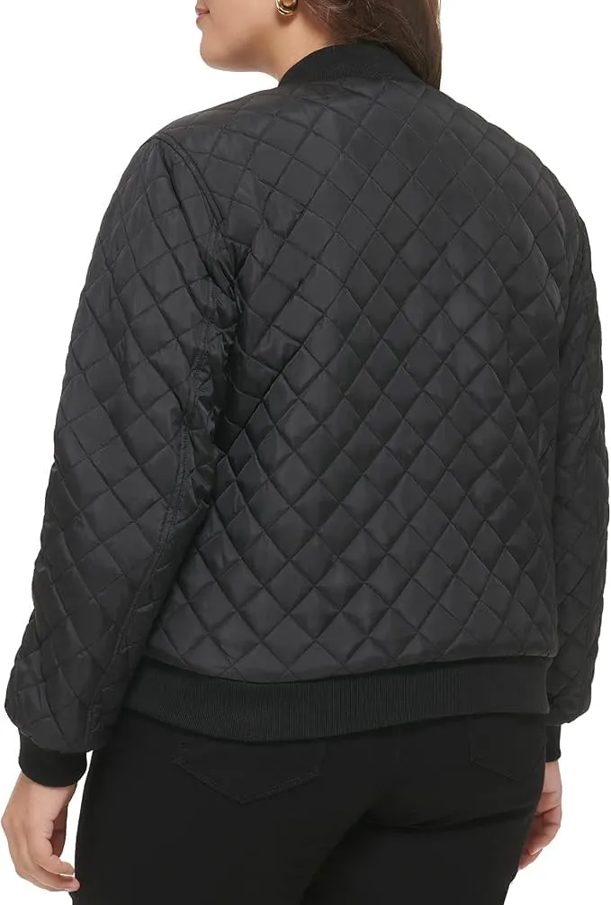 Levi's Women's Diamond Quilted Bomber Jacket (Regular & Plus Size)