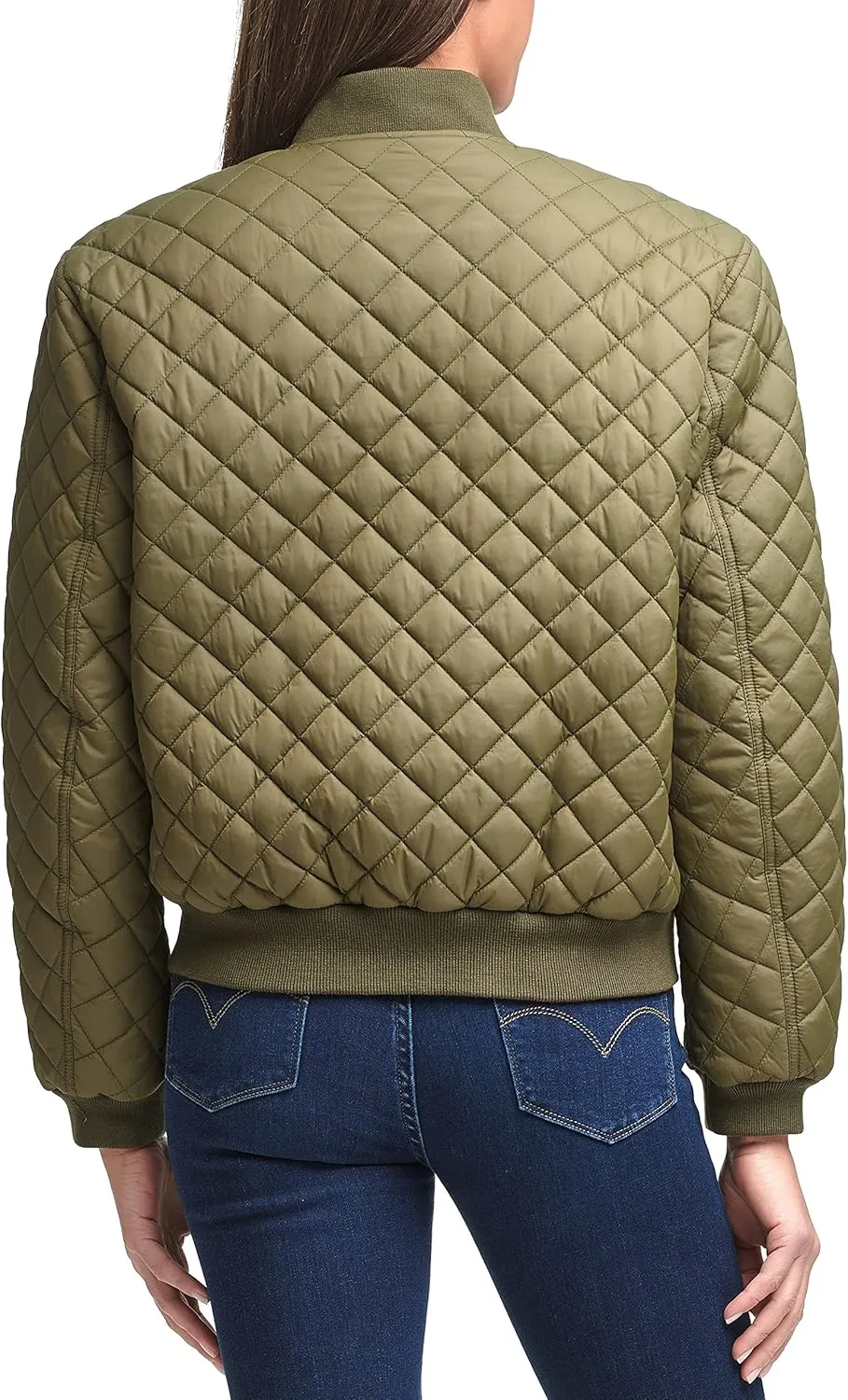 Levi's Women's Diamond Quilted Bomber Jacket (Regular & Plus Size)