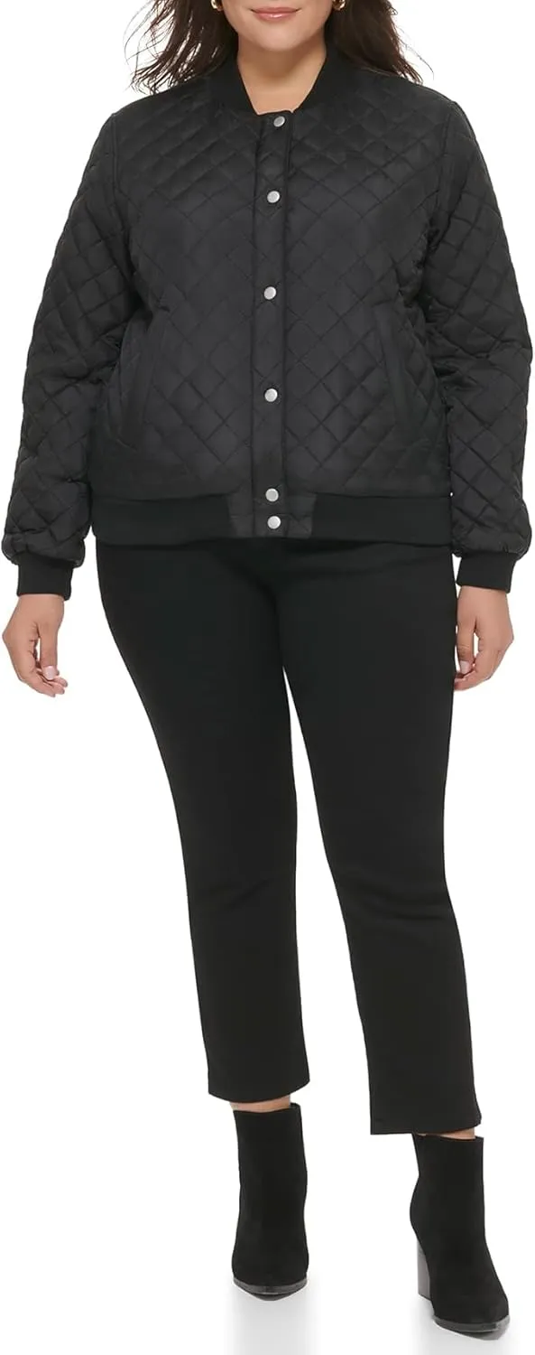 Levi's Women's Diamond Quilted Bomber Jacket (Regular & Plus Size)