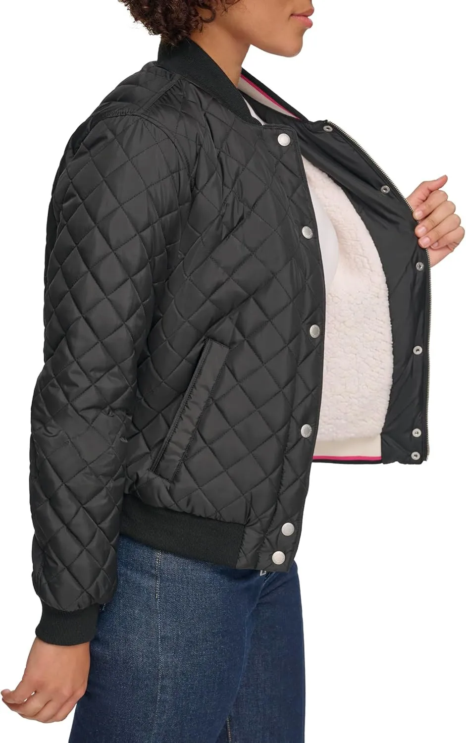 Levi's Women's Diamond Quilted Bomber Jacket (Regular & Plus Size)