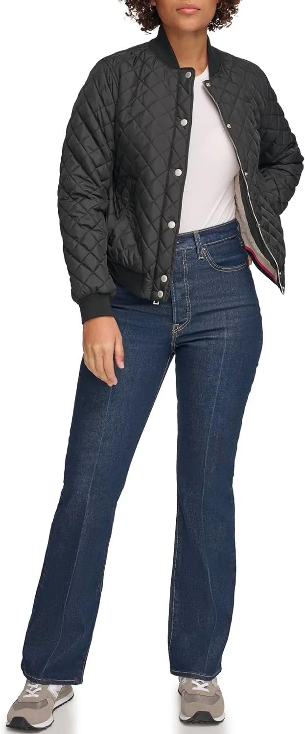 Levi's Women's Diamond Quilted Bomber Jacket (Regular & Plus Size)