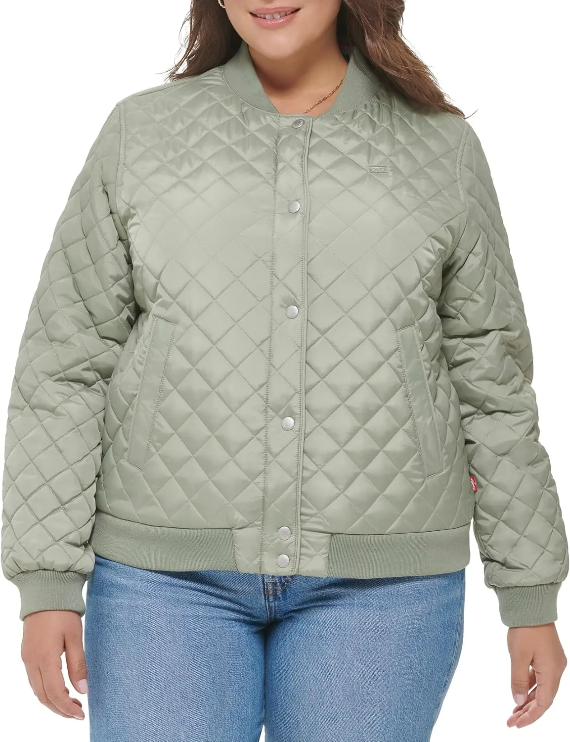 Levi's Women's Diamond Quilted Bomber Jacket (Regular & Plus Size)
