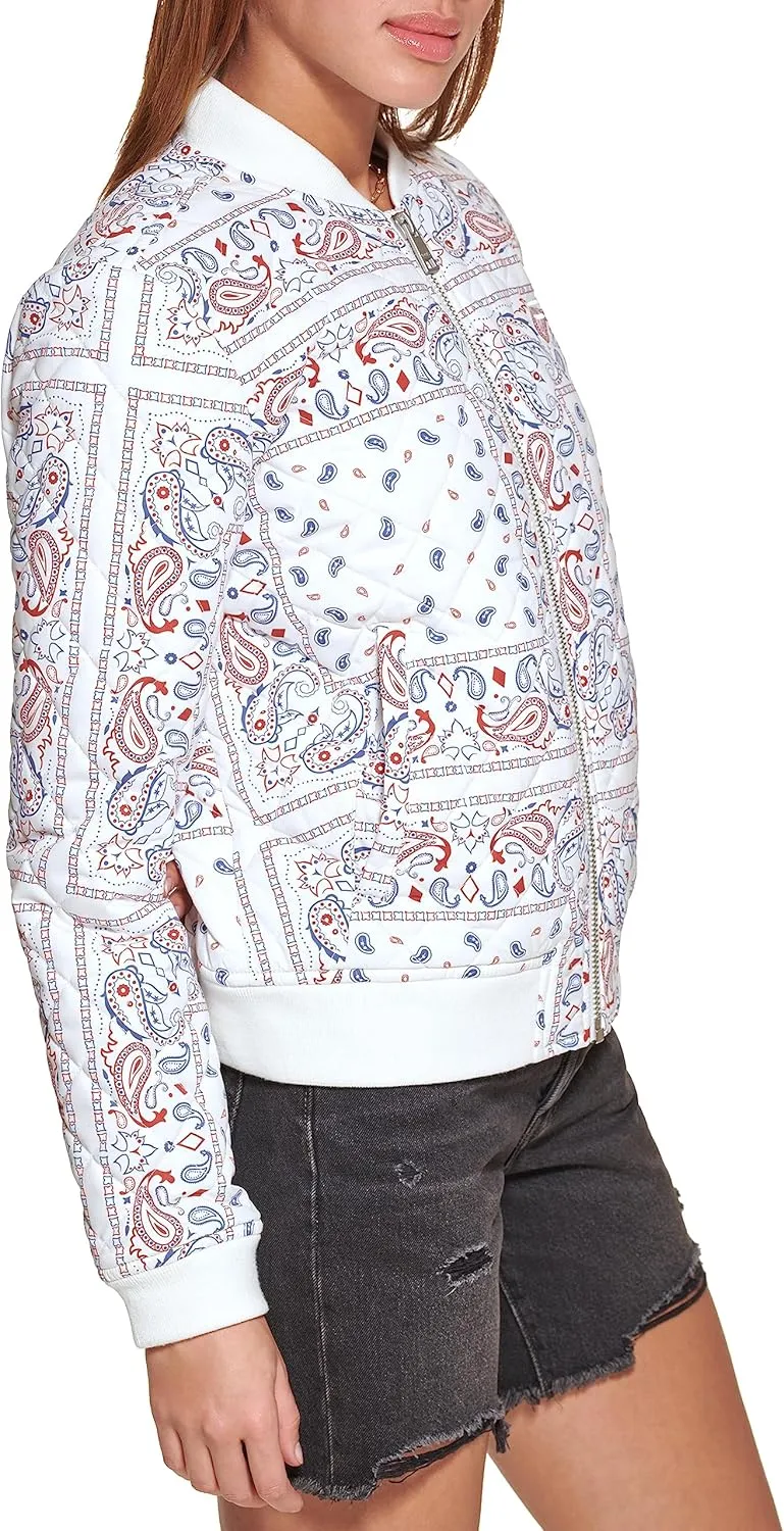 Levi's Women's Diamond Quilted Bomber Jacket (Regular & Plus Size)