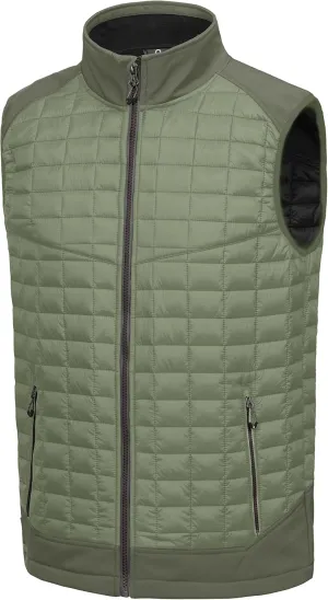 Little Donkey Andy Mens Lightweight Puffer Vest, Warm Outdoor Sleeveless Jacket for Hiking Travel Running
