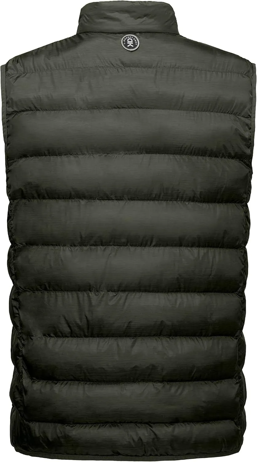 Little Donkey Andy Men's Lightweight Warm Puffer Vest Thermal Golf Sleeveless Jacket for Outdoor Hiking Travel Casual