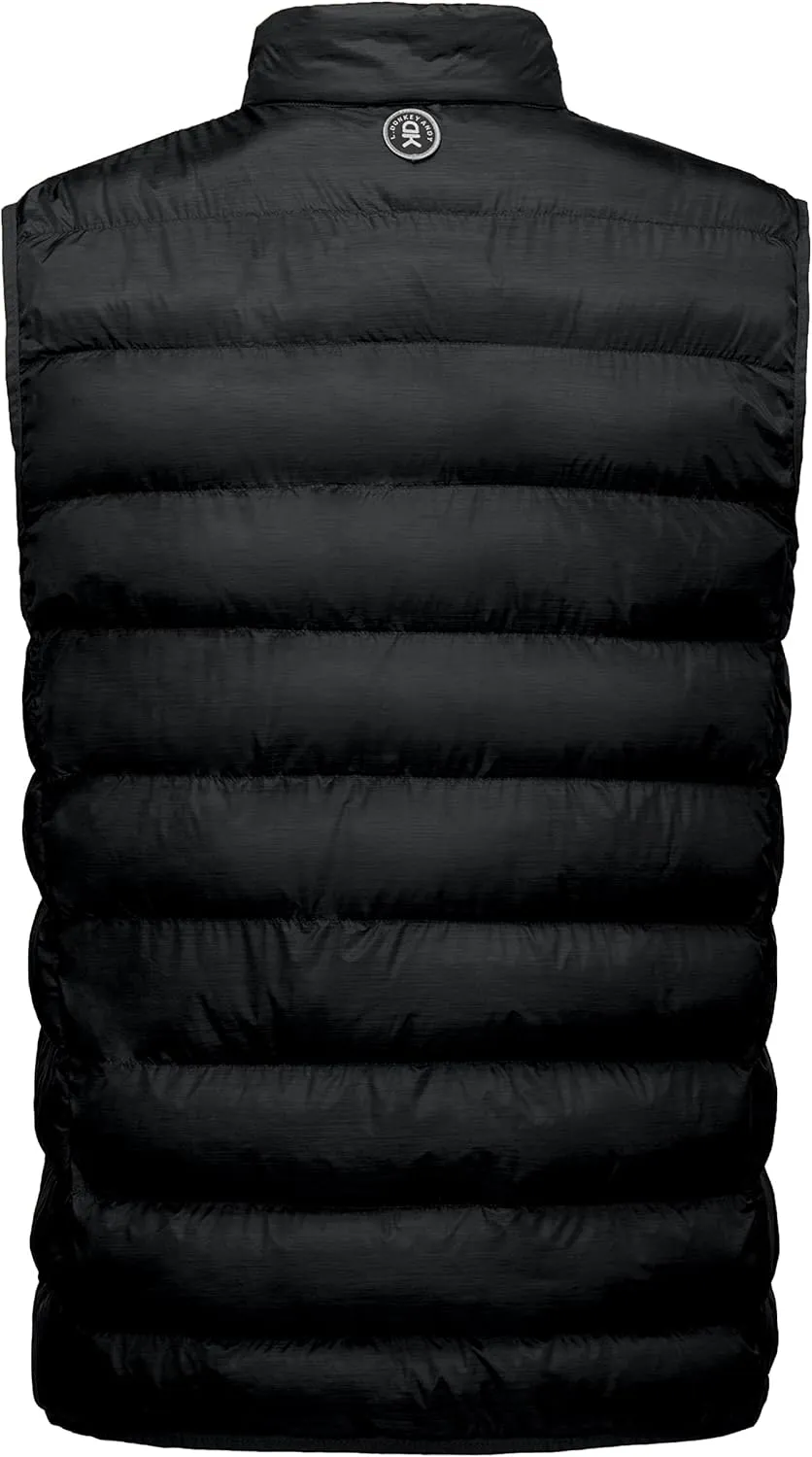 Little Donkey Andy Men's Lightweight Warm Puffer Vest Thermal Golf Sleeveless Jacket for Outdoor Hiking Travel Casual