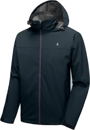 Little Donkey Andy Men's Waterproof Rain Jacket, Lightweight Rain Coat, Raincoat with Hood for Golf Hiking