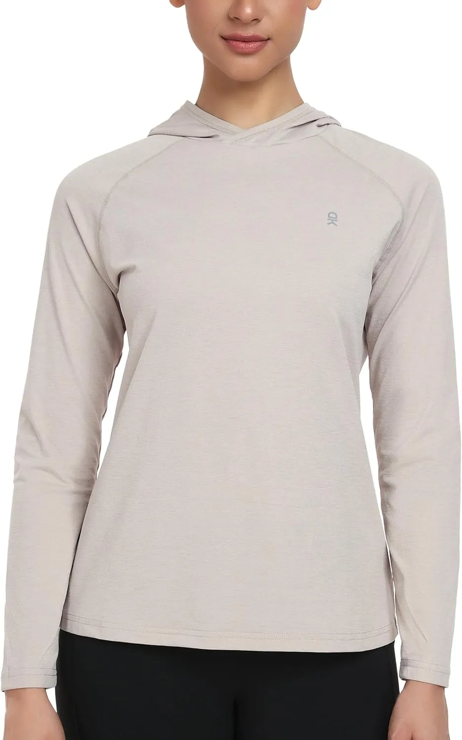 Little Donkey Andy Women's Quick Dry Sun Protection UPF Hoodie Shirt Long Sleeve Breathable for Fishing Hiking Outdoor