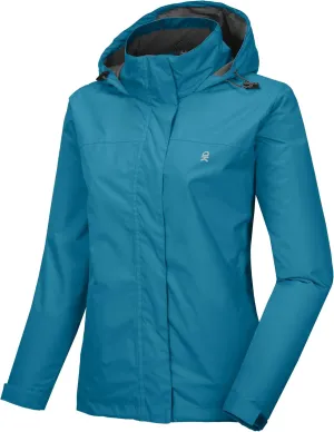 Little Donkey Andy Womens Waterproof Rain Jacket Lightweight Outdoor Windbreaker Rain Coat Shell for Hiking, Travel