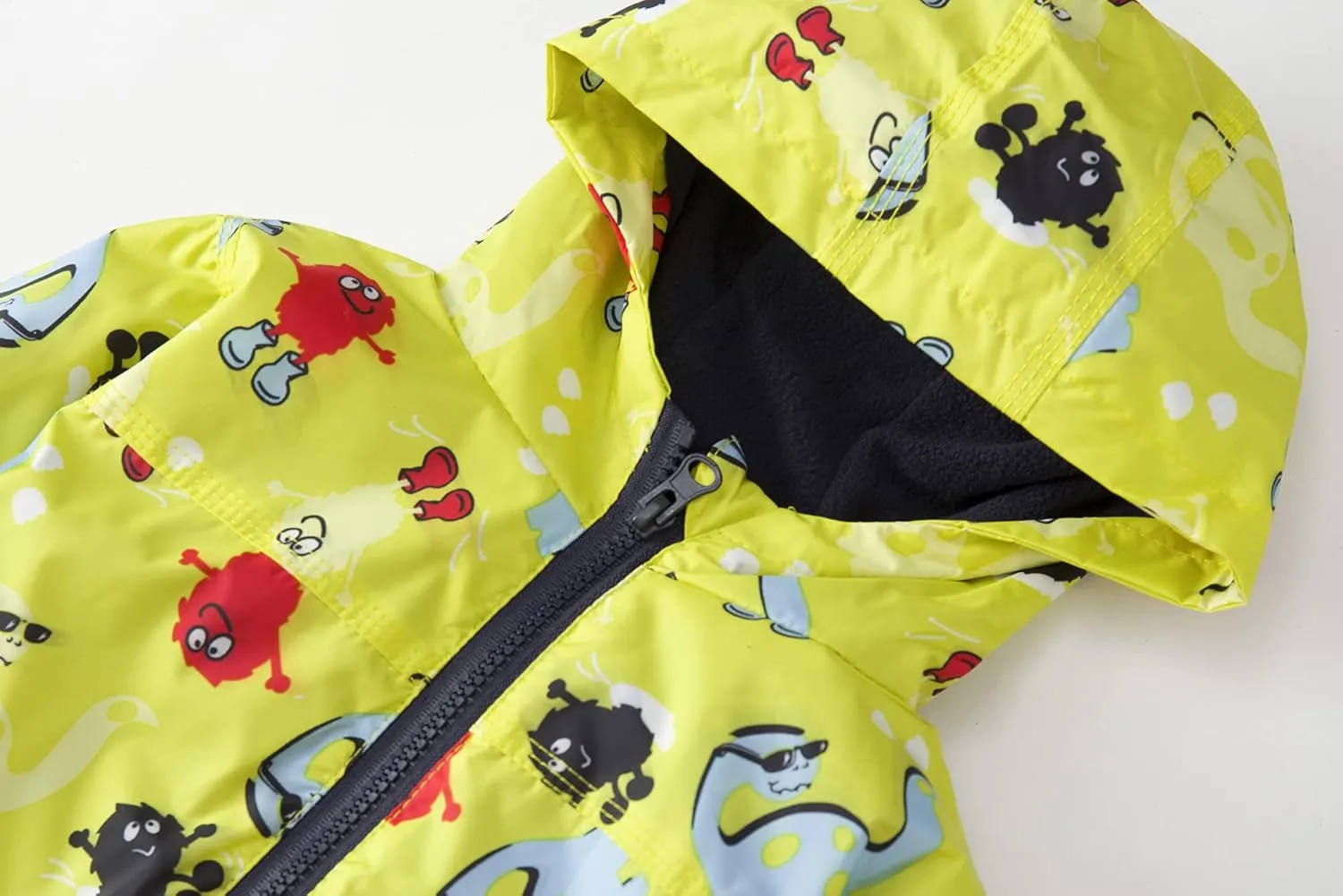 LZH Toddler Boys Girls Raincoat Waterproof Hooded Jacket Dinosaur Coat Pants Suit
