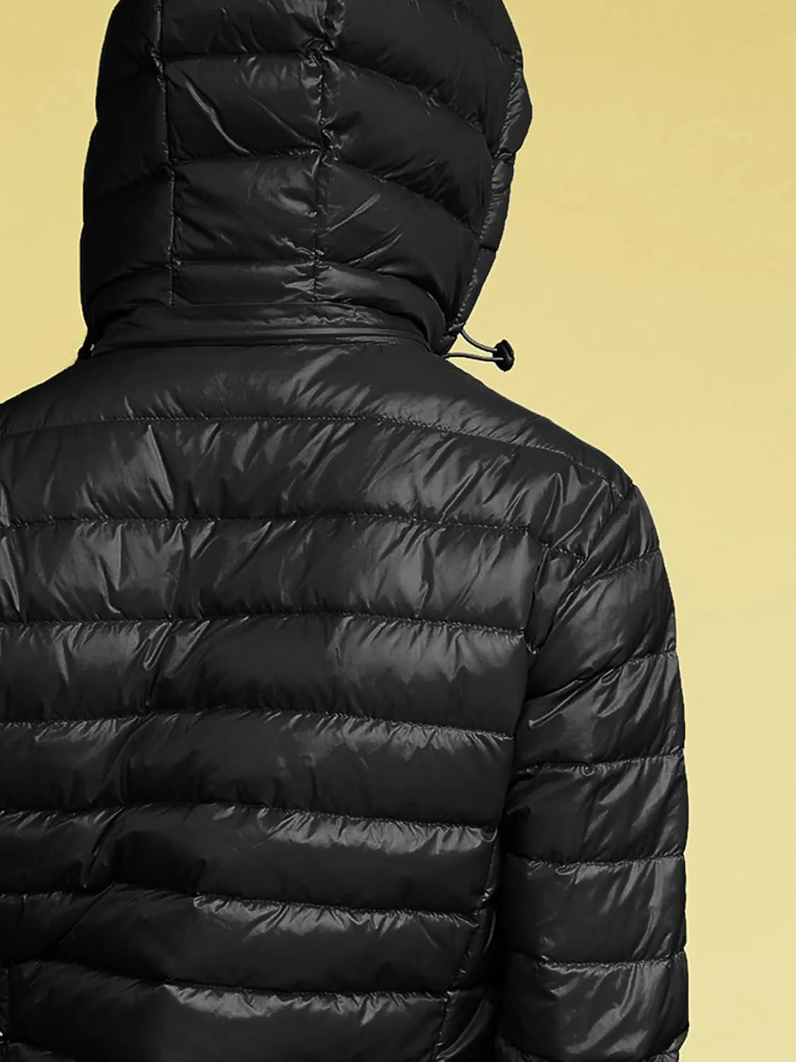 Made By Johnny Women's Ultra Light Weight Packable Down Jacket with Removable Hoodie